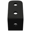 Vidaxl haken 12 pcs zwart m5 x 110 mm ijzer