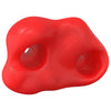 Vidaxl asa de escalada 2 piezas rojo 100 x 67 x 43 mm pp