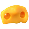 Vidaxl maniglia da arrampicata 2 pz giallo 100 x 67 x 43 mm pp