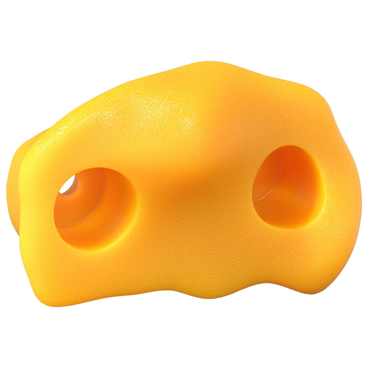 Vidaxl maniglia da arrampicata 2 pz giallo 100 x 67 x 43 mm pp