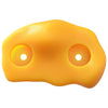 Vidaxl maniglia da arrampicata 2 pz giallo 100 x 67 x 43 mm pp