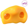 Vidaxx maniglia da arrampicata 12 pz gialla 100 x 67 x 43 mm pp