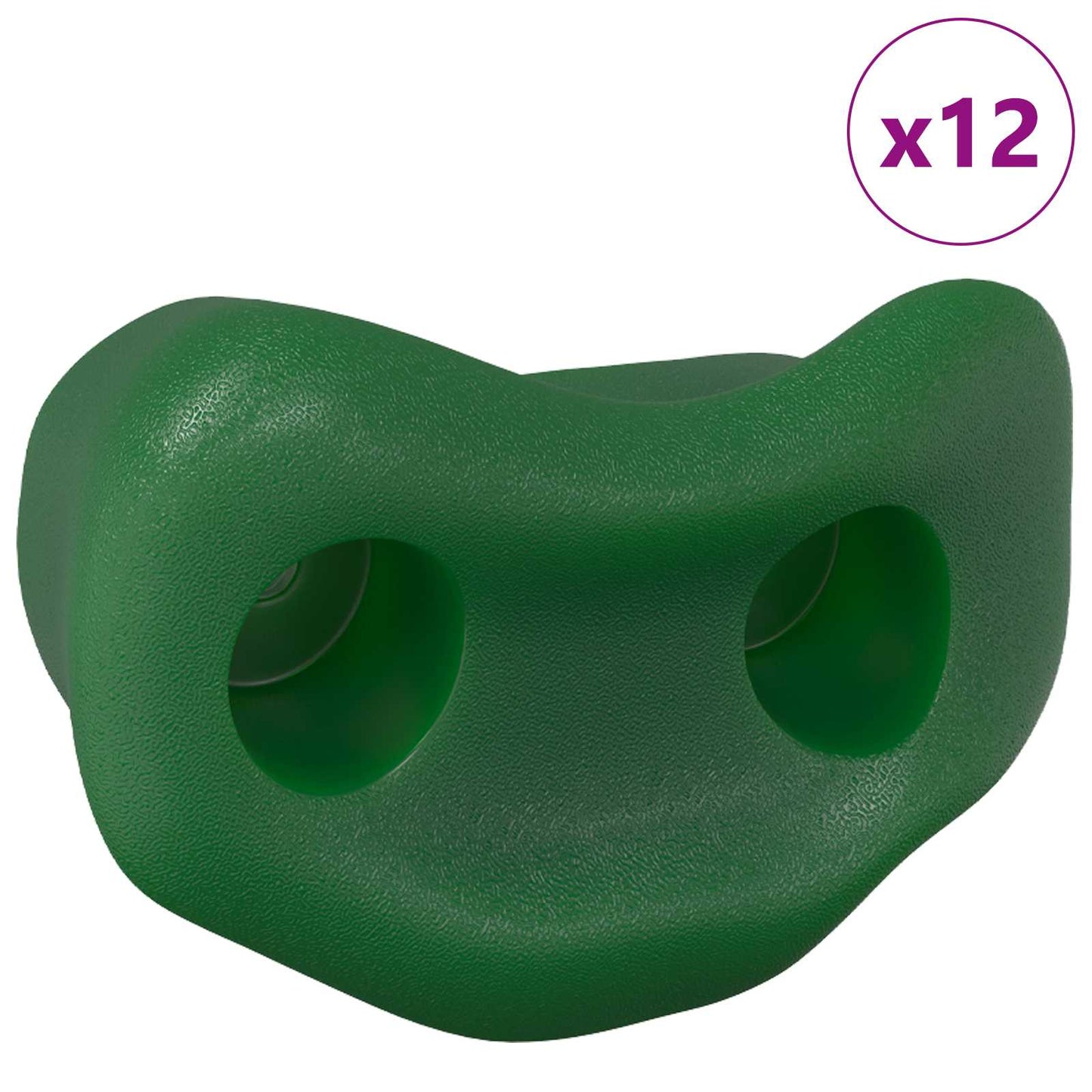 vidaxx asa de escalada 12 piezas verde 100 x 67 x 43 mm pp