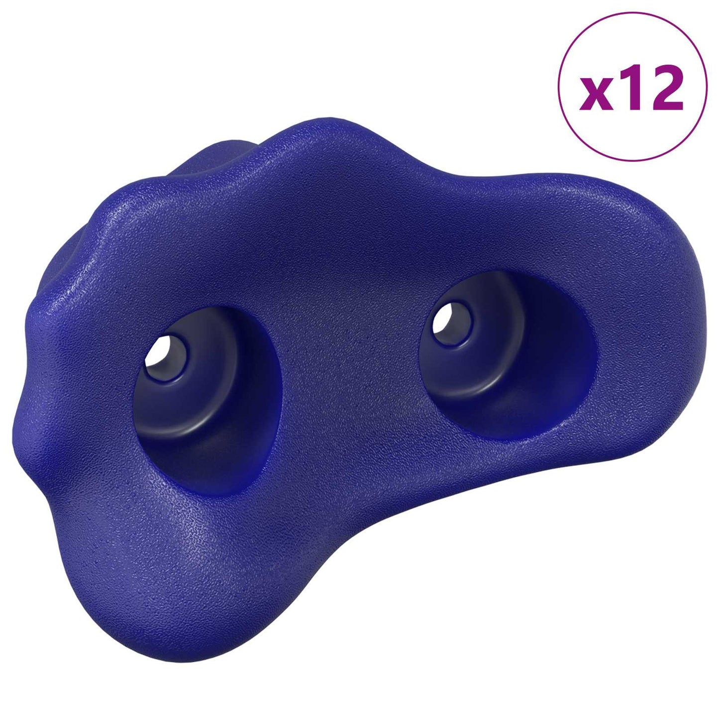vidaxx asa de escalada 12 piezas azul 100 x 67 x 43 mm pp