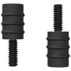 Vidaxl standoff schroef 4865 pcs zwart m4 rubber en staal