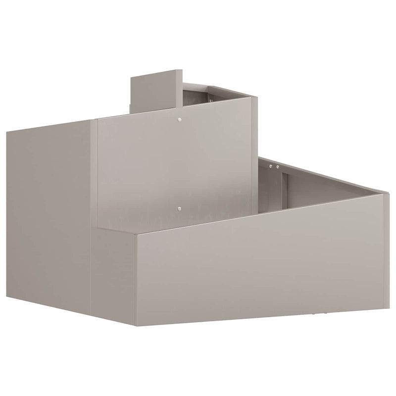 Vaso da fiori da giardino Vidaxl marrone 60 x 60 x 50 cm in acciaio corten