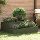 Vidaxl tuin bloempot olijf groen 100 x 100 x 50 cm koudgewalst staal