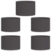 Vidaxl plantenring 5 pcs zwart 30 x 30 x 20 cm koudgewalst staal