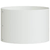 Vidaxl plantenring wit 30 x 30 x 20 cm koudgewalst staal