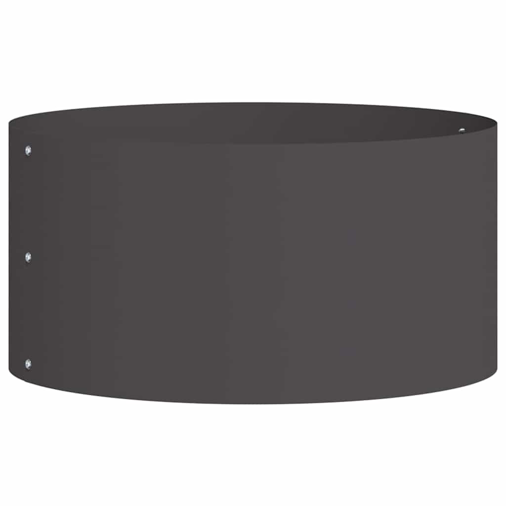 Vidaxx anillo para plantas negro 40 x 40 x 20 cm acero laminado en frío