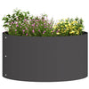 Vidaxl plantenring zwart 40 x 40 x 20 cm koudgewalst staal