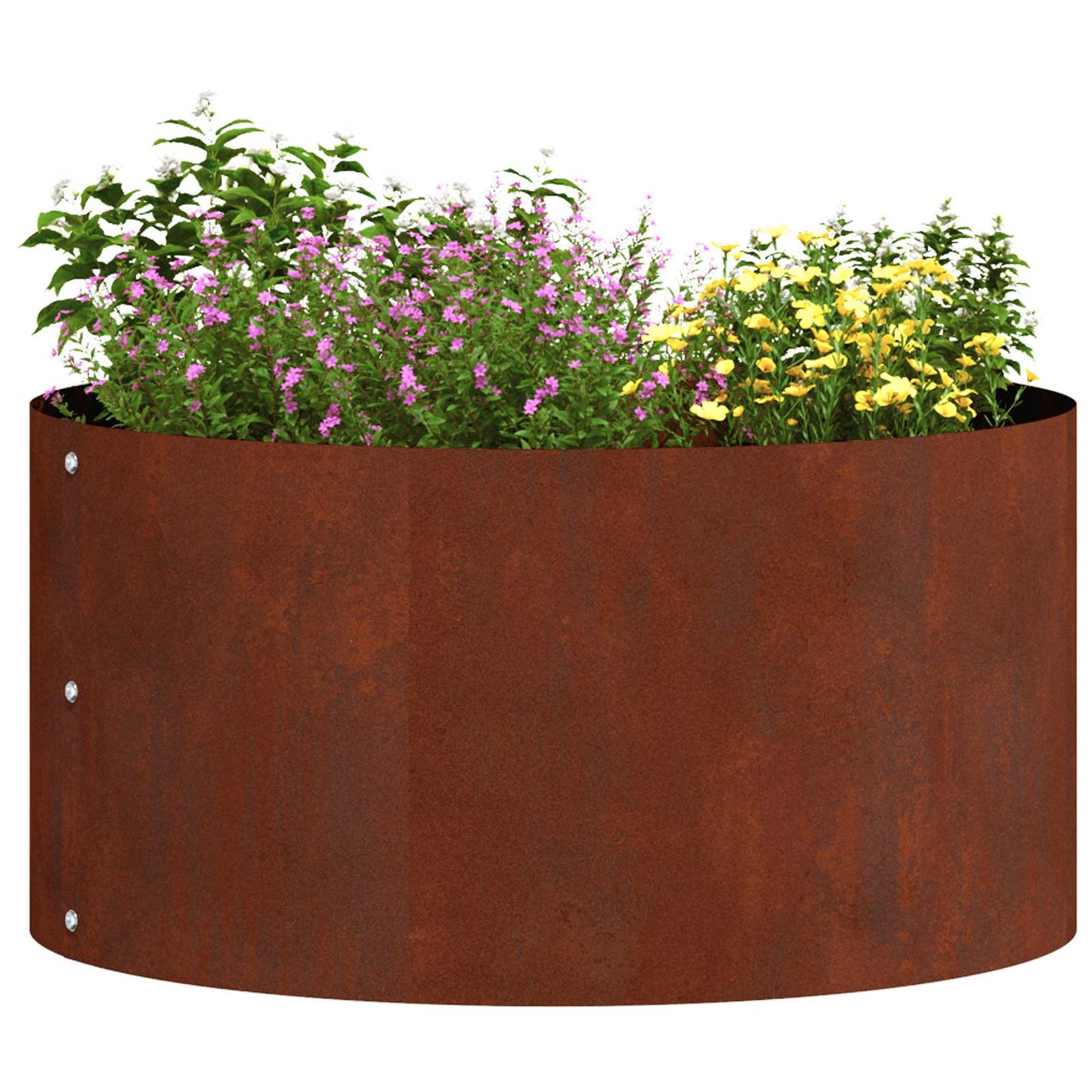 Vidaxl plantenring 5 pcs bruin 40 x 40 x 20 cm cortenstaal