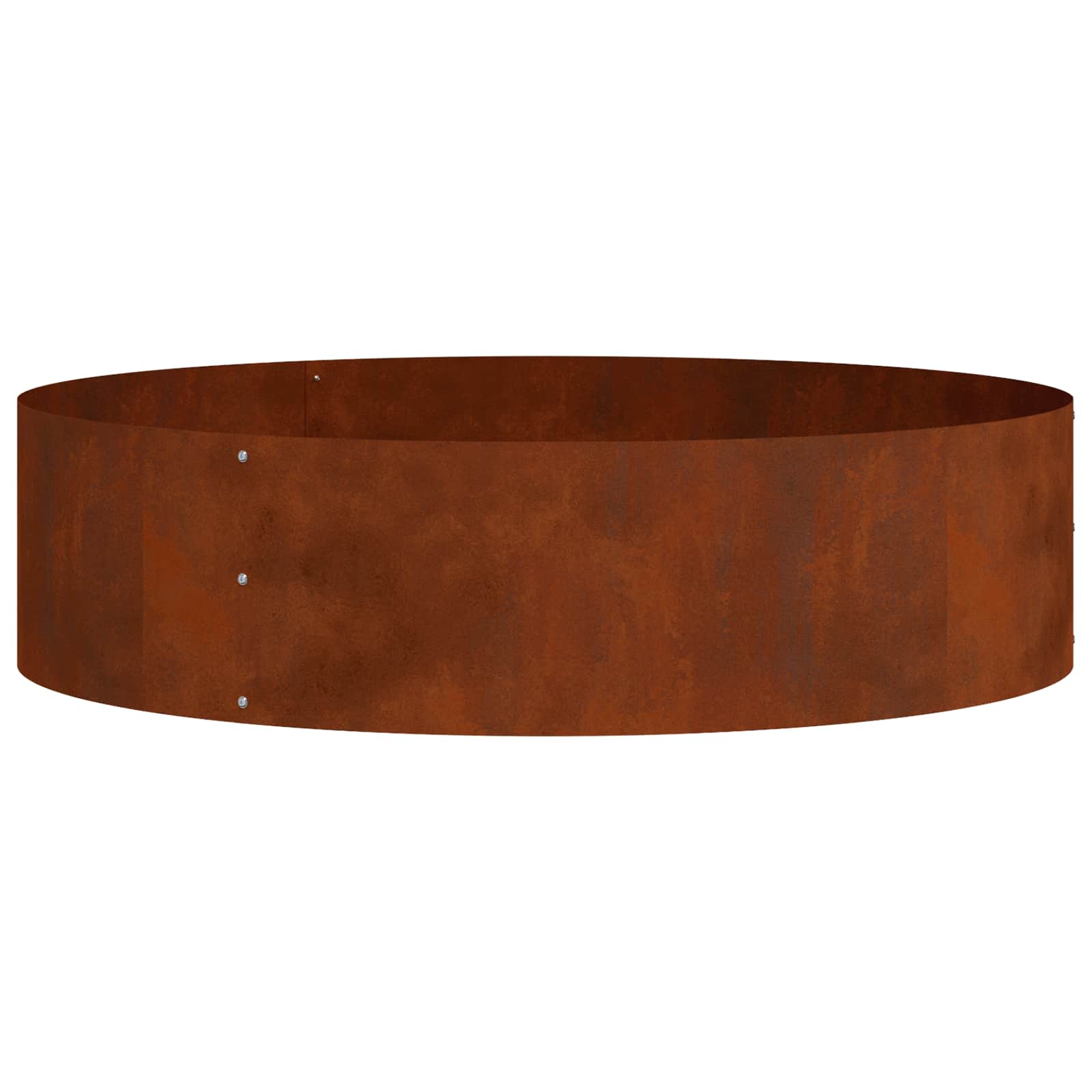 Vidaxl plantenring bruin 80 x 80 x 20 cm cortenstaal