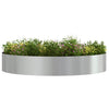 vidaxxl aro para plantas 5 piezas plata 120 x 120 x 20 cm acero galvanizado