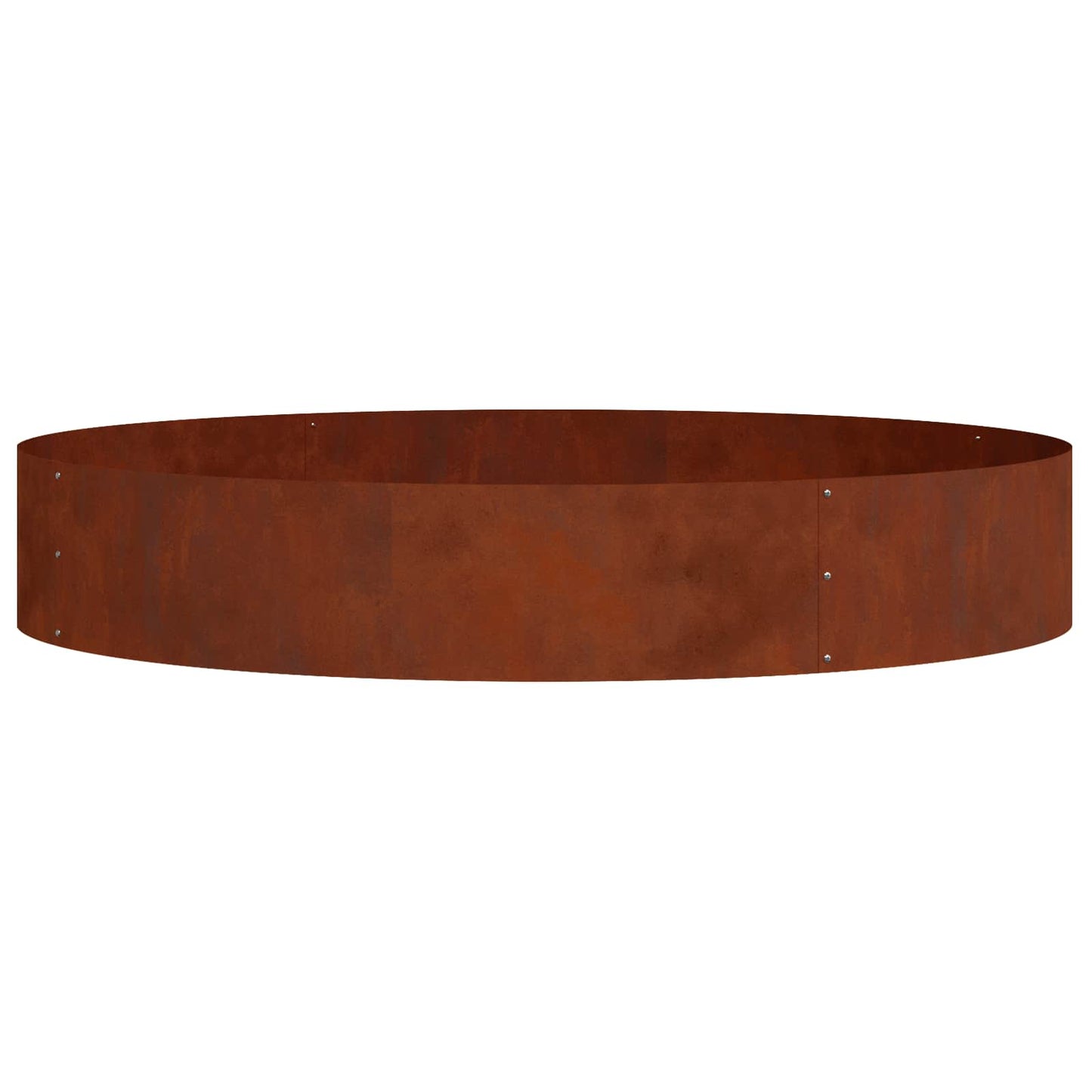 Vidaxl plantenring bruin 120 x 120 x 20 cm cortenstaal
