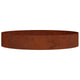Vidaxl plantenring bruin 120 x 120 x 20 cm cortenstaal