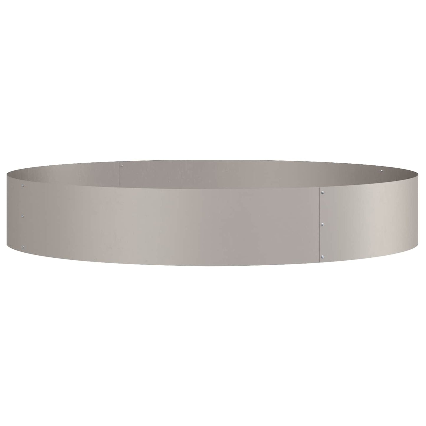 Vidaxl plantenring bruin 120 x 120 x 20 cm cortenstaal