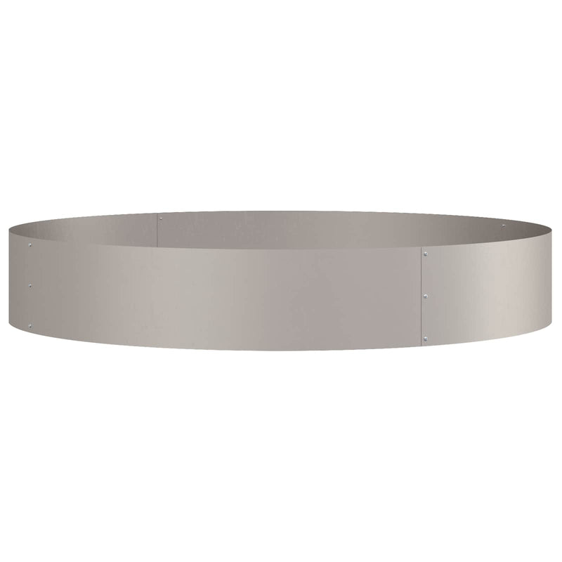 Vidaxl plantenring 5 pcs bruin 120 x 120 x 20 cm cortenstaal