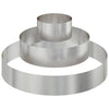 Vaso da fiori da giardino Vidaxx argento 120 x 120 x 20 cm in acciaio inossidabile