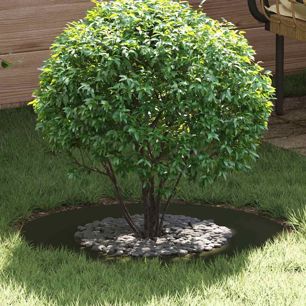 VidaXL adatto per anelli per alberi piatti 5 pz verde oliva ø40 70 cm
