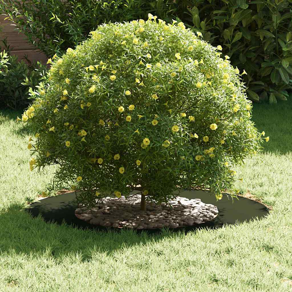 VidaXL adatto per anelli per alberi piatti 5 pz verde oliva ø40 70 cm
