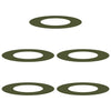 VidaXL adatto per anelli per alberi piatti 5 pz verde oliva ø40 70 cm