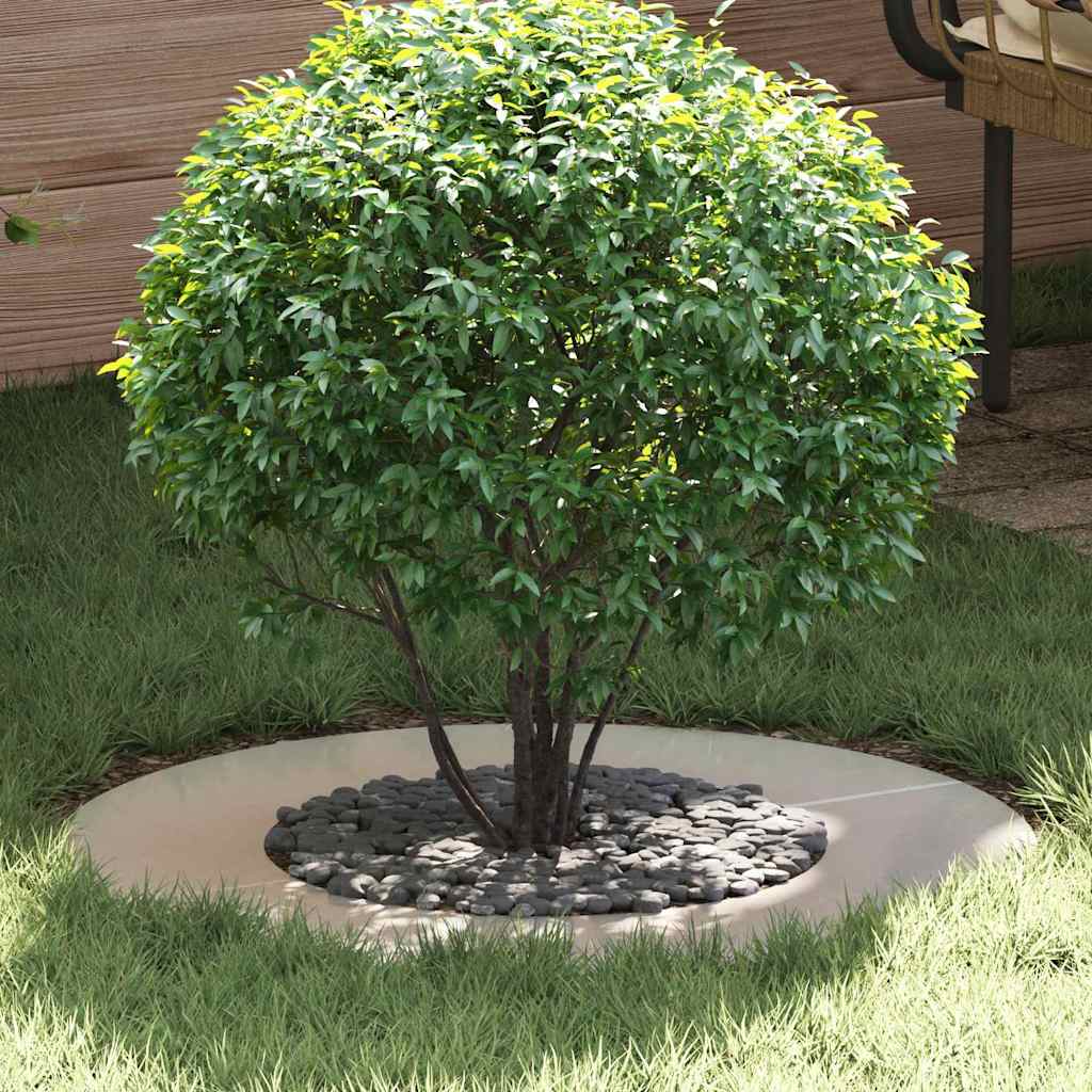 VidaXL adatto per anelli per alberi piatti 5 pz argento ø40 70 cm