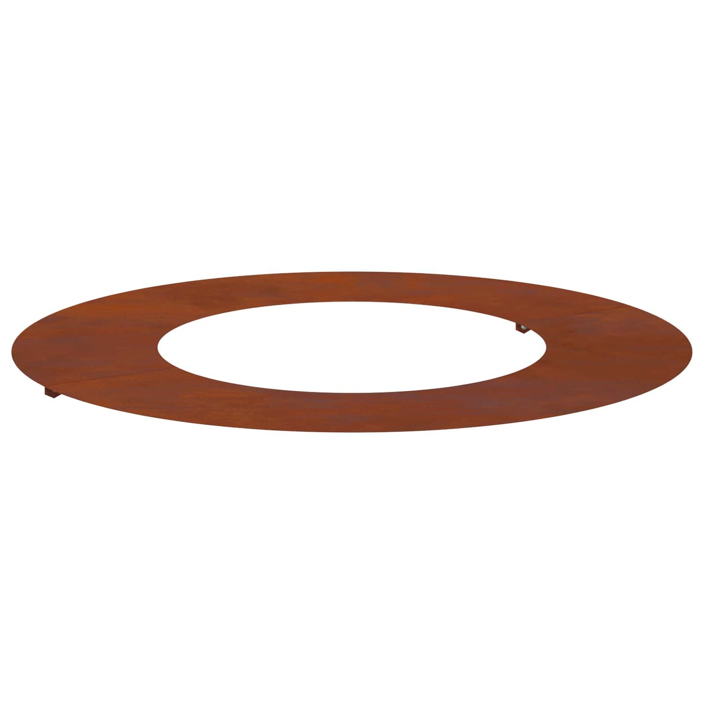 Vidaxxl apto para aro plano para árbol marrón ø40 70 cm acero corten