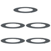 VidaXL adecuado para anillos planos para árboles 5 piezas antracita ø50 80 cm acero