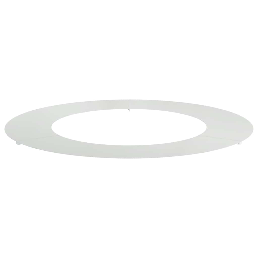 VidaXL adecuado para anillo de árbol plano plata ø50 80 cm