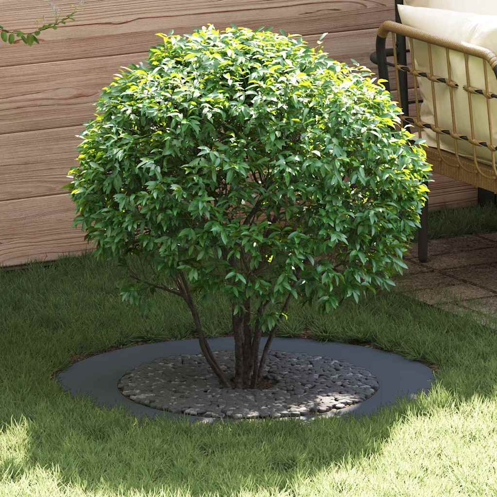VidaXL apto para aro plano para árbol antracita ø60 90 cm acero