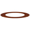 VidaXL adatto per anello per albero piatto marrone ø60 90 cm in acciaio corten