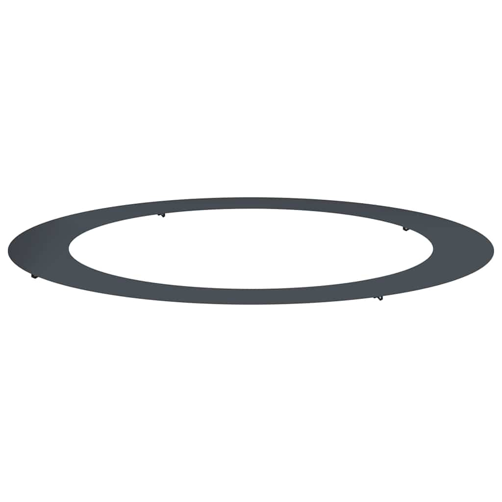 VidaXL adatto per anello piatto antracite ø90 120 cm acciaio