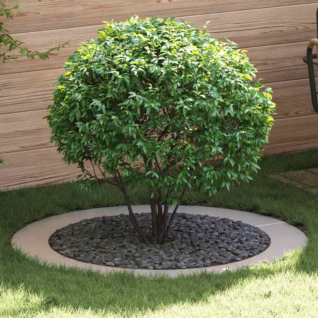 VidaXL adatto per anelli per albero piatti 5 pz argento ø90 120 cm