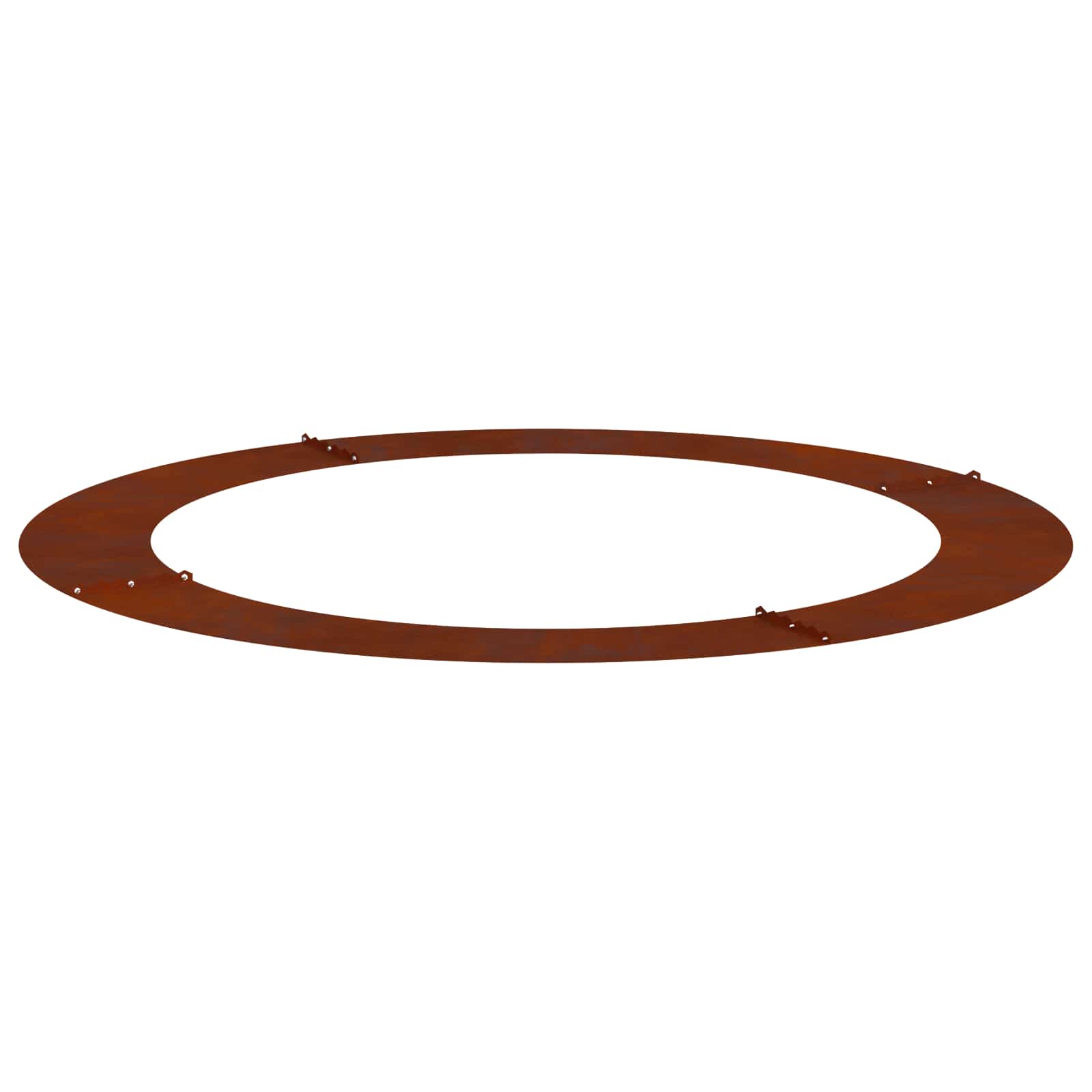 VidaXL adecuado para anillos de árbol planos 5 piezas marrón ø90 120 cm