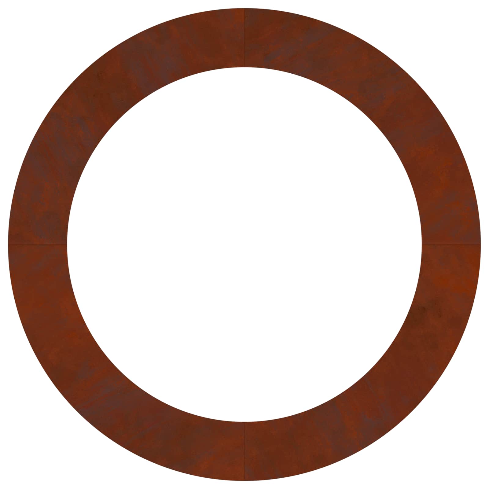 VidaXL adecuado para anillos de árbol planos 5 piezas marrón ø90 120 cm