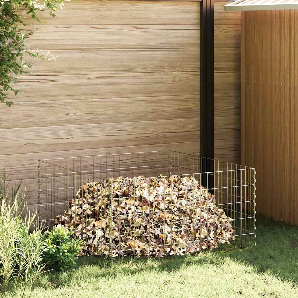 Compostador vidaxx cuadrado 100 x 100 x 50 cm hierro