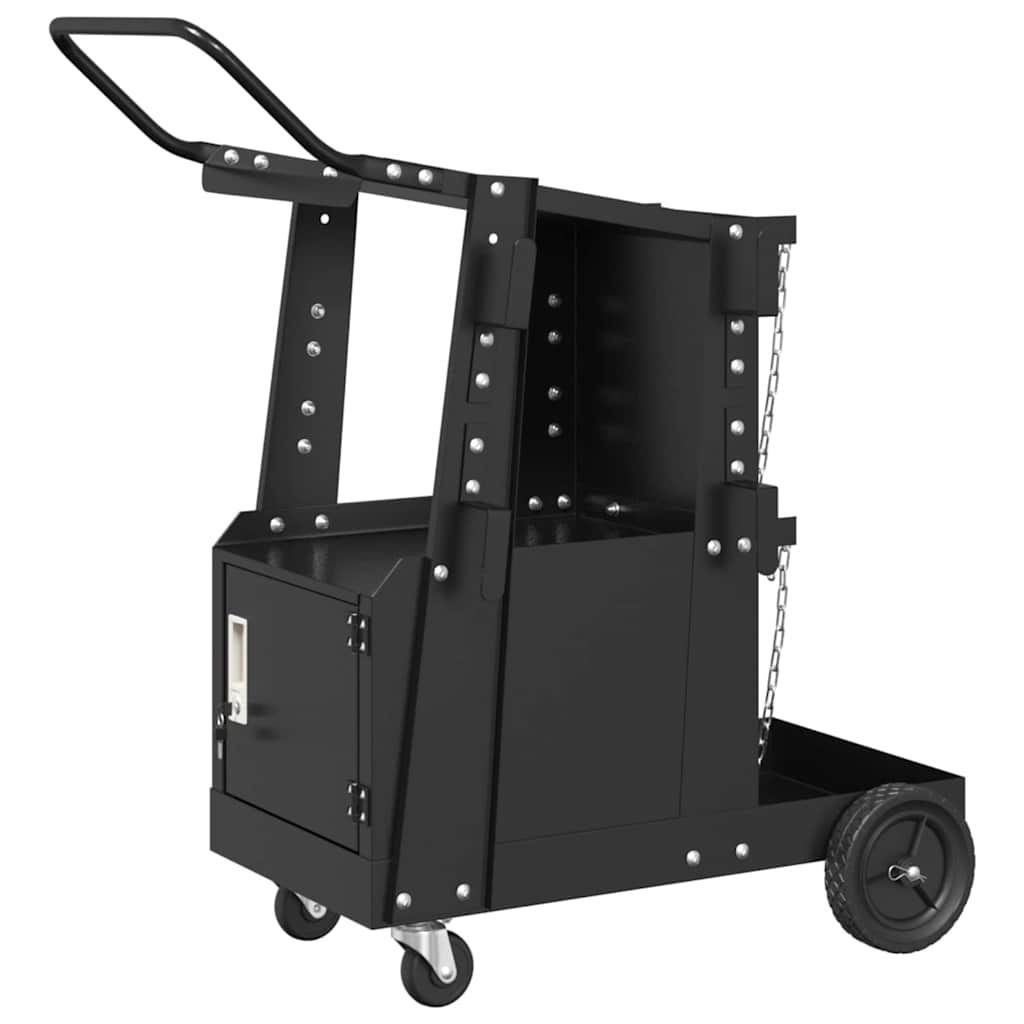 Carro de soldadura vidaxx negro 91 x 47 x 96 cm acero