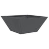 Vidaxl tuin bloempot antraciet 35 x 35 x 15 cm koudgewalst staal