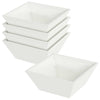Vidaxl tuin bloempot 5 pcs wit 40 x 40 x 15 cm koudgewalst staal