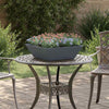 Vidaxl tuin bloempot 5 pcs antraciet 50 x 50 x 15 cm koudgewalst staal