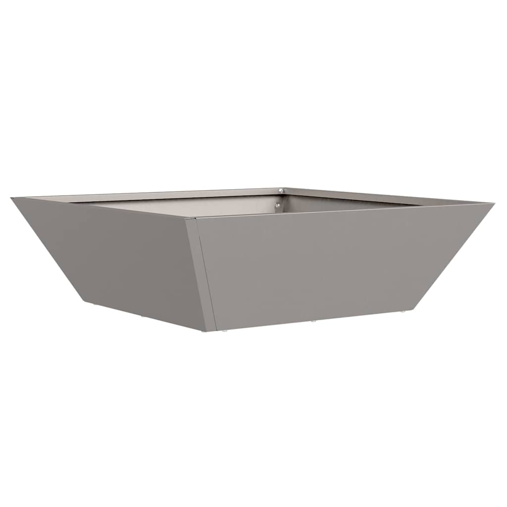 Vidaxl tuin bloempot 5 pcs roestig 50 x 50 x 15 cm cortenstaal