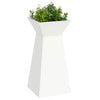 Jardinera de columna VidaXL blanco 35 x 35 x 73 cm