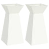 Fioriera a colonna VidaXL 2 pezzi bianca 35 x 35 x 73 cm