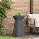 Fioriera a colonna Vidaxxl 2 pezzi antracite 35 x 35 x 73 cm