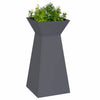 Fioriera a colonna Vidaxxl 2 pezzi antracite 35 x 35 x 73 cm