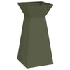 Vidaxl pilaar plantenbak olijfgroen 35 x 35 x 73 cm