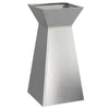 Fioriera a colonna VidaXL argento 35 x 35 x 73 cm in acciaio inossidabile