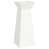 Jardinera de columna VidaXL blanco 40 x 40 x 100 cm