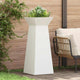 VidaXL macetero de columna 2 piezas blanco 40 x 40 x 100 cm
